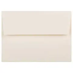 JAM Paper A7 Strathmore Invitation Envelopes, 50ct. Ivory Wove