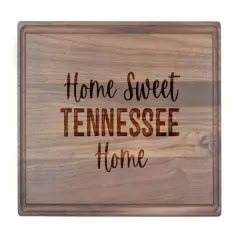 Home Sweet State Home 17" x 11" Walnut Cutting Board Tennessee
