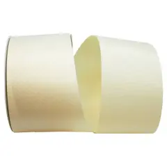 The Ribbon Roll 3" x 50yd. Grosgrain Allure Solid Ribbon Ivory