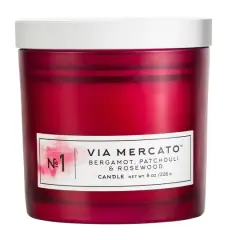 European Soaps Number Jar Candle Bergamot Patchouli and Rosewood