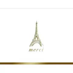 JAM Paper Premium Merci Thank You Card Set, 12ct.