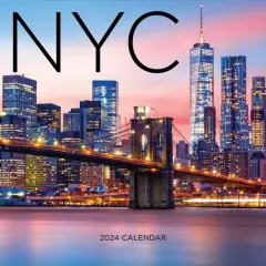 TF Publishing 2024 NYC Wall Calendar