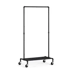 SunnyPoint Black Single Garment Rack