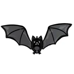 42" Glow Batty Bat Foil Balloon