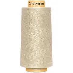 G&uuml;termann Natural Cotton Thread, 3,281yd. Cream
