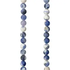 Blue Sodalite Round Beads, 6mm by Bead Landing&trade;