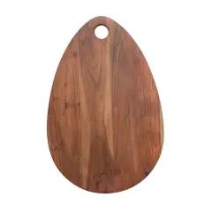 Hello Honey&reg; 20" Natural Oblong Acacia Wood Charcuterie or Cutting Board with Handle
