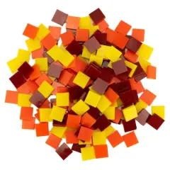 Oceanside Compatible&trade; Small Opal Mosaic Stained Glass Squares, 8oz.