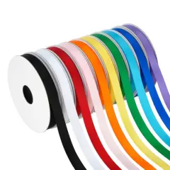 3/8" x 2yd. Primary Colors Satin Value Pack Ribbon by Celebrate It&reg;