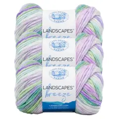 3 Pack Lion Brand&reg; Landscapes&reg; Breeze Yarn Rainforest