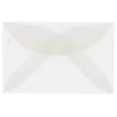 JAM Paper 3Drug Clear Translucent Vellum Envelopes 100ct.