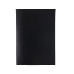 Fabriano&reg; EcoQua Plus A4 Lined Glue-Bound Notebook Black