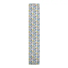 Floral Shapes Indoor/Outdoor Table Runner