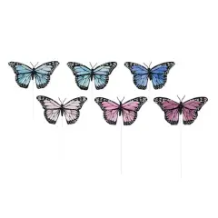 Purple & Blue Feather Butterflies, 6ct. by Ashland&reg;