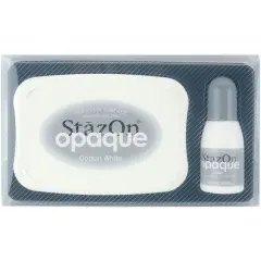 StazOn&reg; Cotton White Opaque Solvent Ink Kit