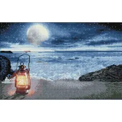 Diamond Dotz&reg; Intermediate Seaside Vigil Diamond Painting Kit