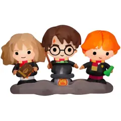 7.5ft. Airblown&reg; Inflatable Harry, Ron, and Hermione with Cauldron