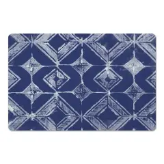 Indigo Diamonds Floor Mat