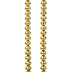 Hamilton Gold Antique Metal Rondelle Beads, 6mm by Bead Landing&trade;