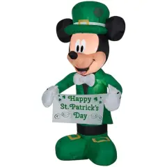 3.5ft. Airblown&reg; Inflatable St. Patricks Day Mickey