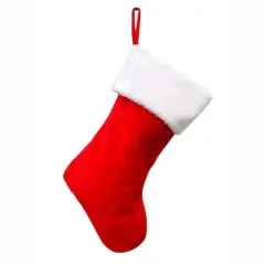 Haute Decor HangRight&trade; Christmas Red & White Stocking