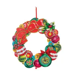 19" Vintage Ornament Wreath