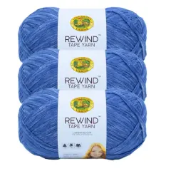 3 Pack Lion Brand&reg; Rewind&trade; Tape Yarn Hawaiian Ocean