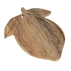 Hello Honey&reg; 10.75" x 12.5" Citrus Charm Mango Wood Cheese Board