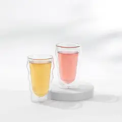 JoyJolt&reg; Christian Siriano 8oz. Flux Glasses, 2ct.