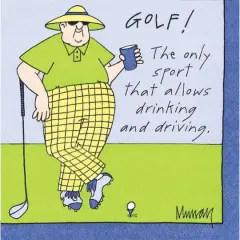 JAM Paper Drinking & Driving Cocktail Napkins, 40ct.