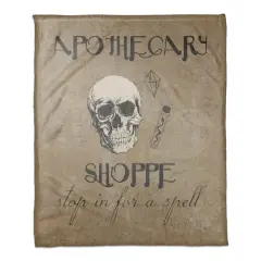 Apothecary Shoppe 5 50" x 60" Coral Fleece Blanket
