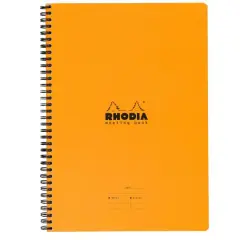Rhodia&reg; Orange Meeting Book, 9" x 11.75"