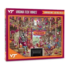 College Barnyard Fans 500 Piece Puzzle Virginia Tech Hokies