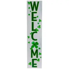 35.75" Shamrocks Welcome Wall Sign