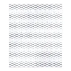 Indigo Leaf Sherpa Fleece Blanket