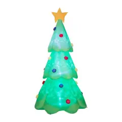 Glitzhome&reg; 9ft. LED Inflatable Christmas Tree