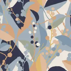 RoomMates Adelaide Peel & Stick Wallpaper Blue