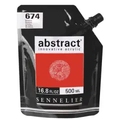Sennelier Abstract&reg; Innovative Acrylic, 500mL 674 Vermillion