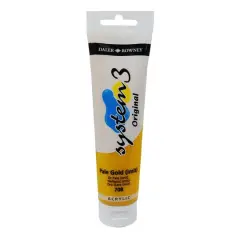 Daler-Rowney&reg; Original System 3 Acrylic, 150mL Pale Gold Imit 