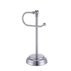 SunnyPoint 13.5" Satin Nickel Heavy Weight Decorative Metal Fingertip Towel Holder Stand