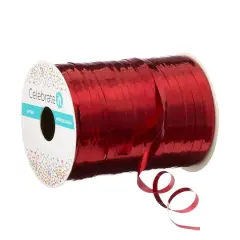 3/16" Red Glitter Curling Ribbon by Celebrate It&trade;