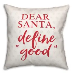 Define Good 18x18 Throw Pillow