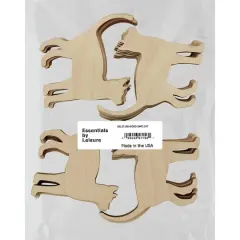 Essentials by Leisure Arts Flat Wood Cat, 24ct.