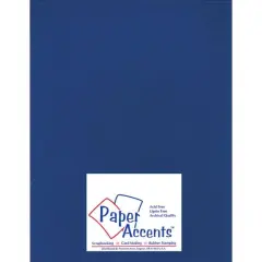 PA Paper&trade; Accents 8.5" x 11" 100lb. Smooth Cardstock, 25 Sheets Deep Blue