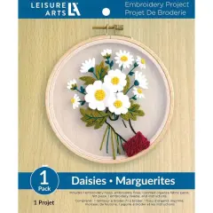 Leisure Arts&reg; Daisies Embroidery Kit