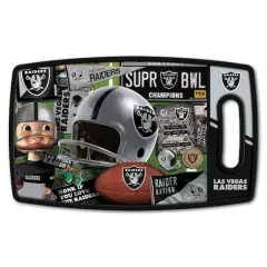 NFL Retro Series Cutting BoardLas Vegas Raiders