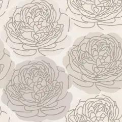 RoomMates Bed of Roses Peel & Stick Wallpaper Taupe/Gray