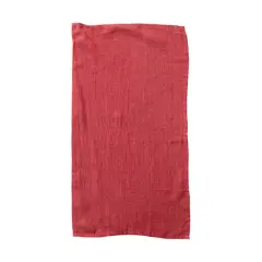Hello Honey&reg; 36" Oversized Red Stonewashed Linen Tea Towel