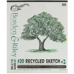 Borden & Riley #20 Recycled Sketch Paper Pad