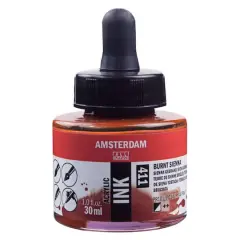 Amsterdam Acrylic Ink, 1oz. 411 Burnt Sienna